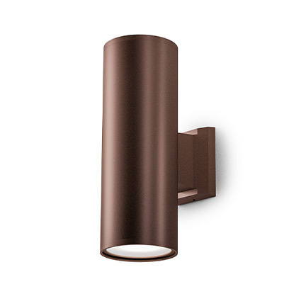 Lampada da giardino design pure white forma campana